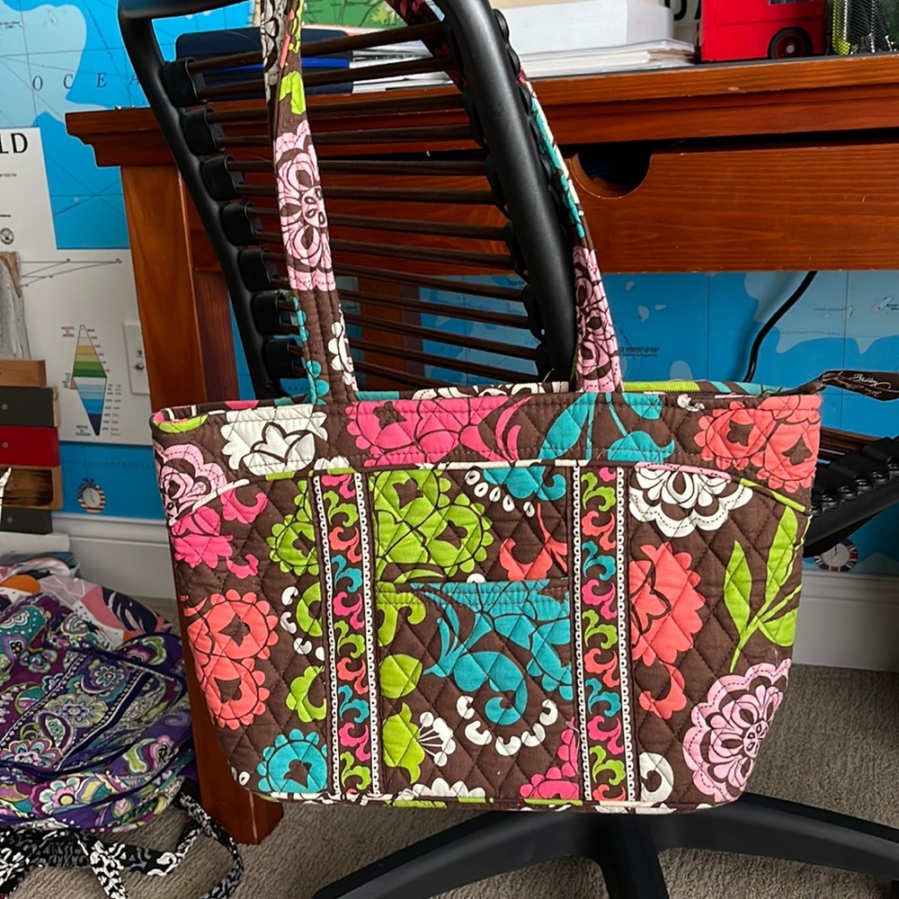 Vera Bradley “Lola Pattern” Shoulder Bag 12 x 9 x 4